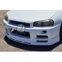 Nissan R34 Skyline Uras Type R Style BONNET LIP EXTENSION GT GTT