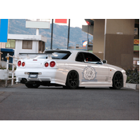 Nissan R34 Skyline 2 Door Type R Style REAR FENDERS GT GTT