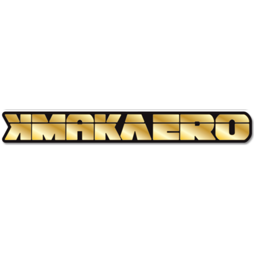 KMAK AERO small sticker [Colour: Gold gradient]